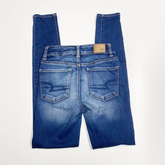 American Eagle Hi-Rise Jegging Size 0 Regular 30" - Picture 2 of 9